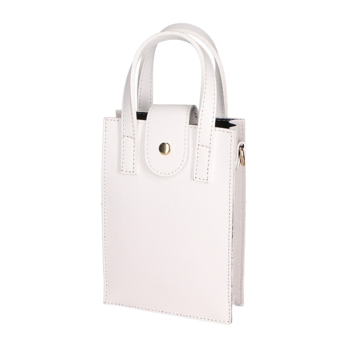 Borsa a mano da donna - Modello Giusi - Vera pelle - 19.0 x 13.0 x 5.0 cm