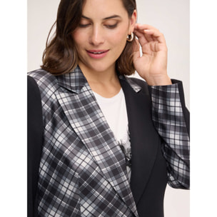 Fiorella Rubino - Blazer bicolor - Negro