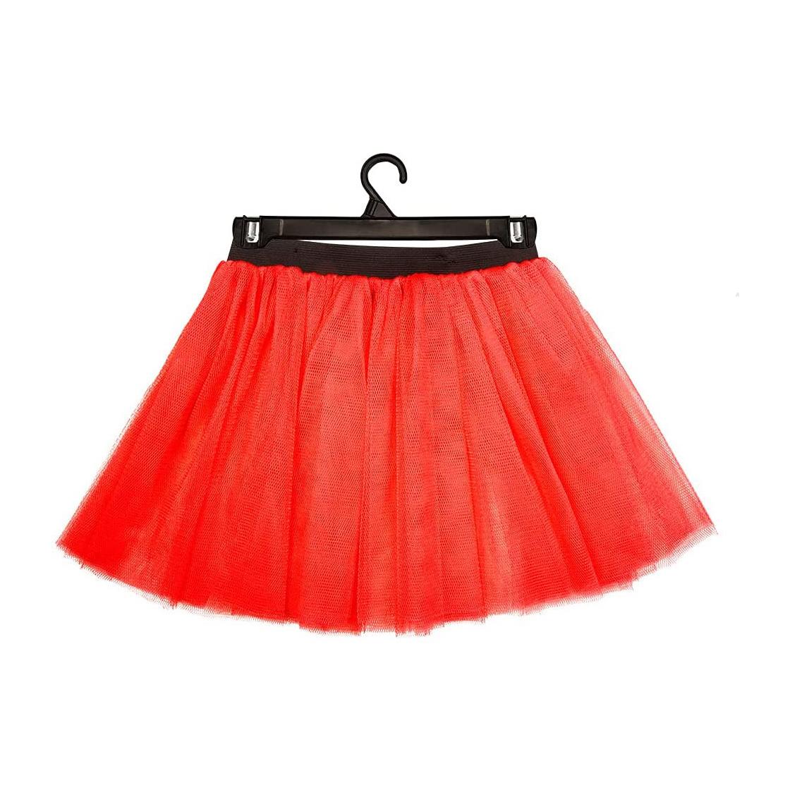 Tutu Rosso Accessorio per Travestimento Donna Taglia unica