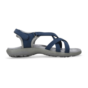 Sandalias de senderismo azules con cierre fácil