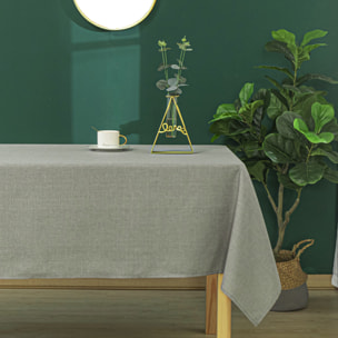 Nappe anti tâches et infroissable  -  - Effet chiné - Gris anthracite