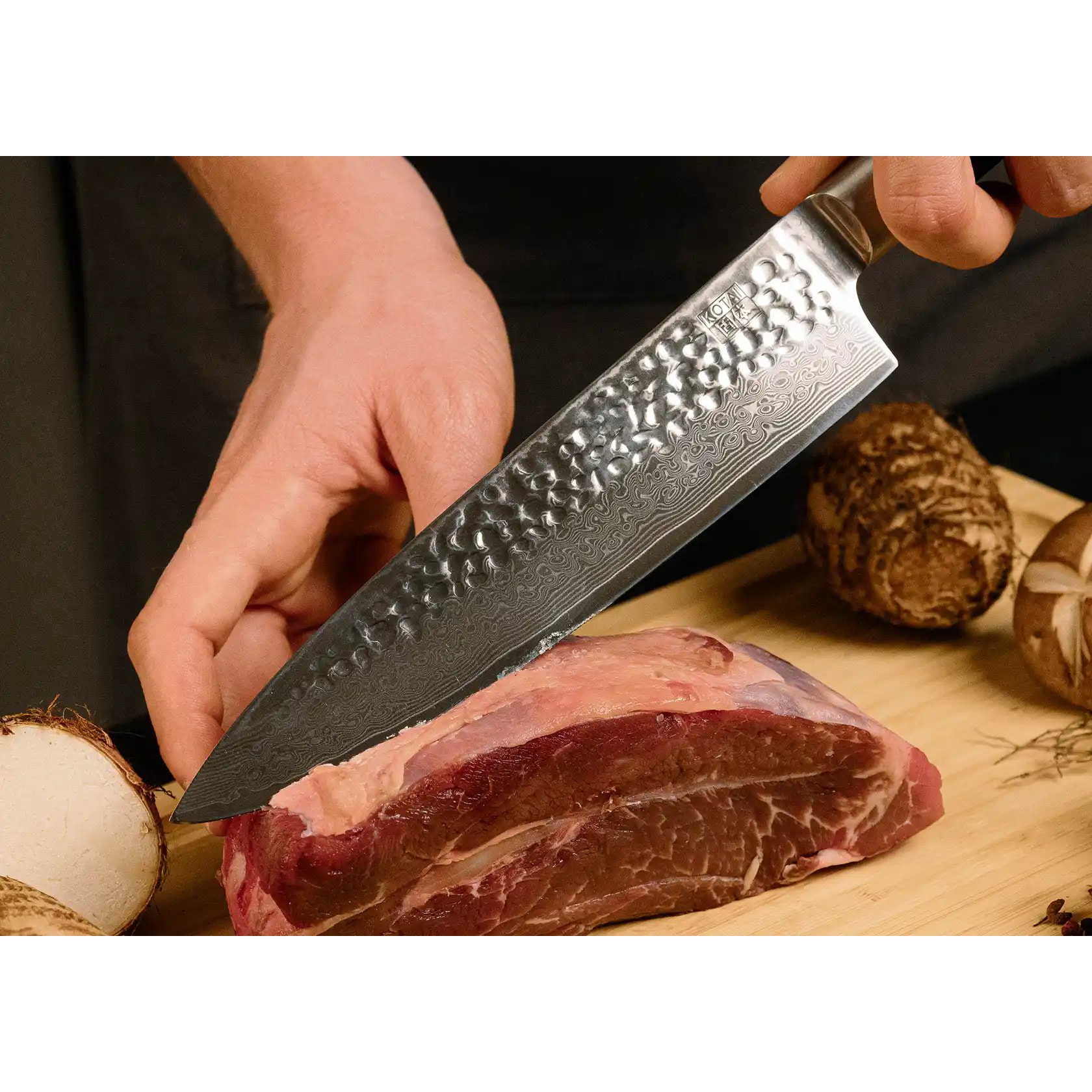 Set essentiel de couteaux (6 pièces) - Collection Pakka Damas