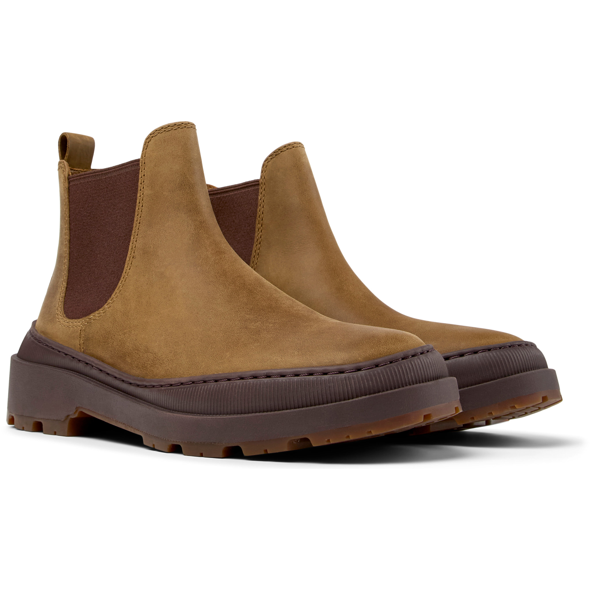 Stivaletti - CAMPER Brutus Trek - Marrone - Pelle nabuk