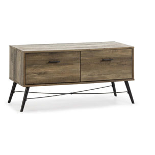 Mueble TV Clavel 2 cajones Color Rustic