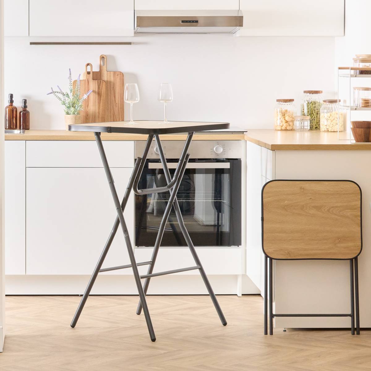 Table de bar pliante Flexy Plus noir