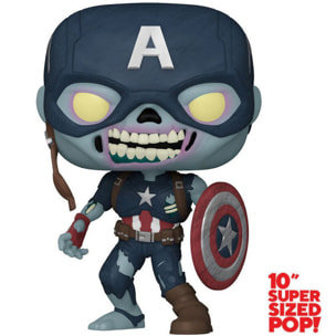 Marvel What If Zombie Funko Pop Figura Captain America Esclusiva 25cm