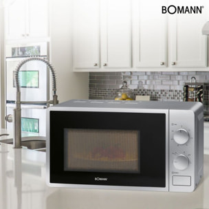 Four micro-onde 20L 1150W Bomann MW6014CB-silver