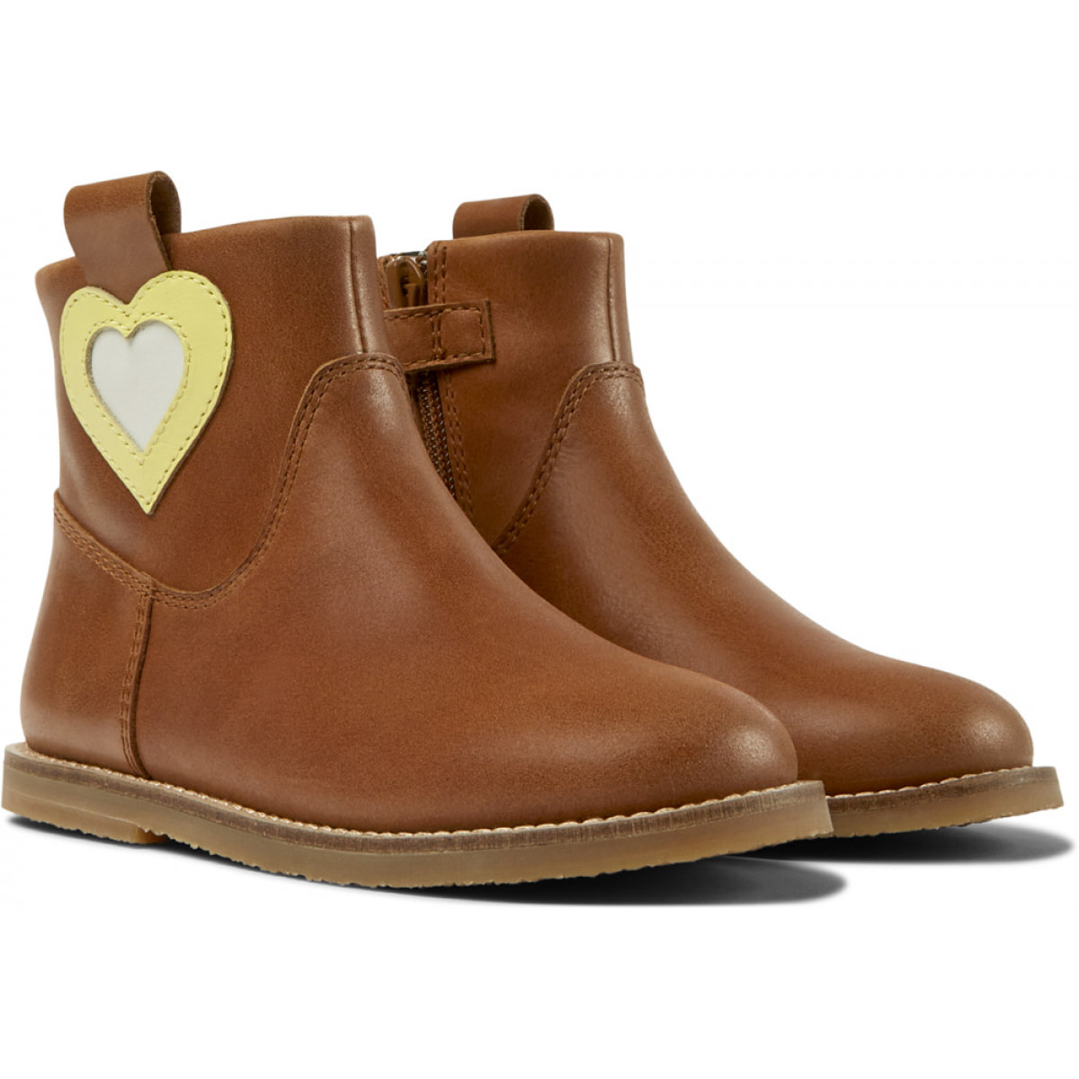 CAMPER Savina Twins - Stivaletti Bambino Unisex Marrone
