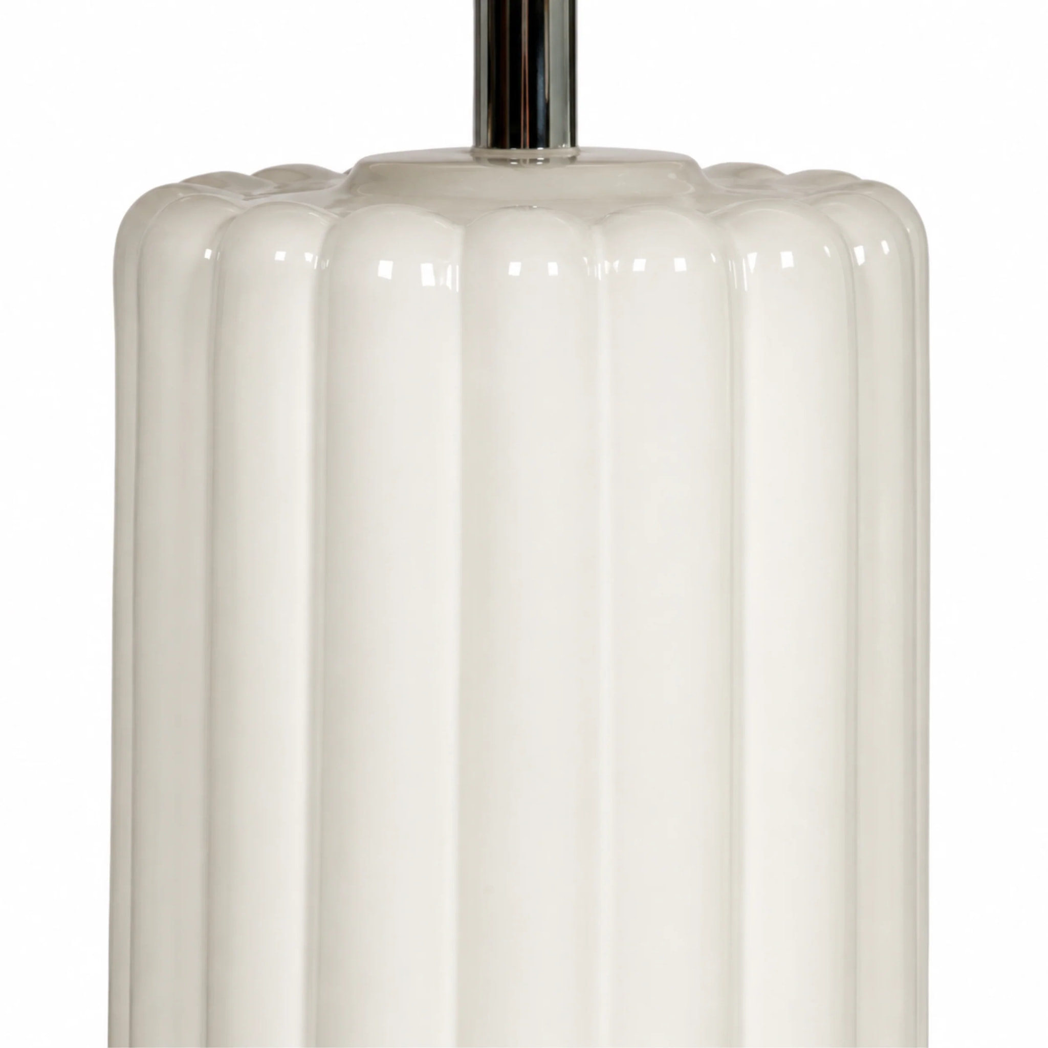 Lampe à poser en céramique blanche - Palladio
