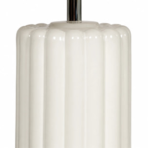 Lampe à poser en céramique blanche - Palladio