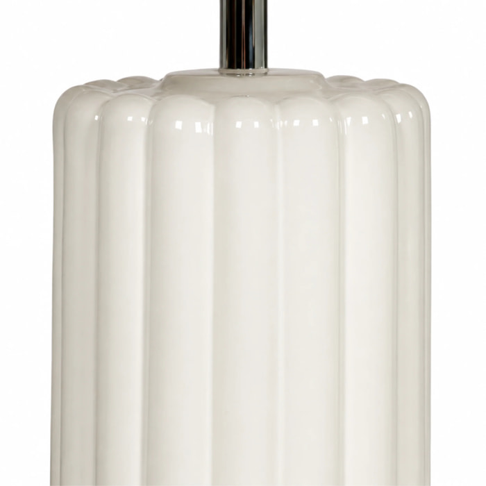Lampe à poser en céramique blanche - Palladio
