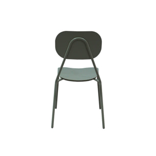 Chaise de jardin aluminium (lot de 4) AVELIA