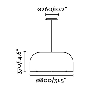 MUTE Lampada sospensione grigio scuro dimmable 4000K