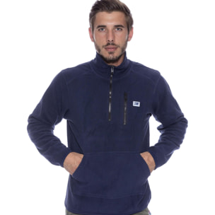 Chaqueta de hombre de cuello alto con media cremallera de la línea Micro Polar.