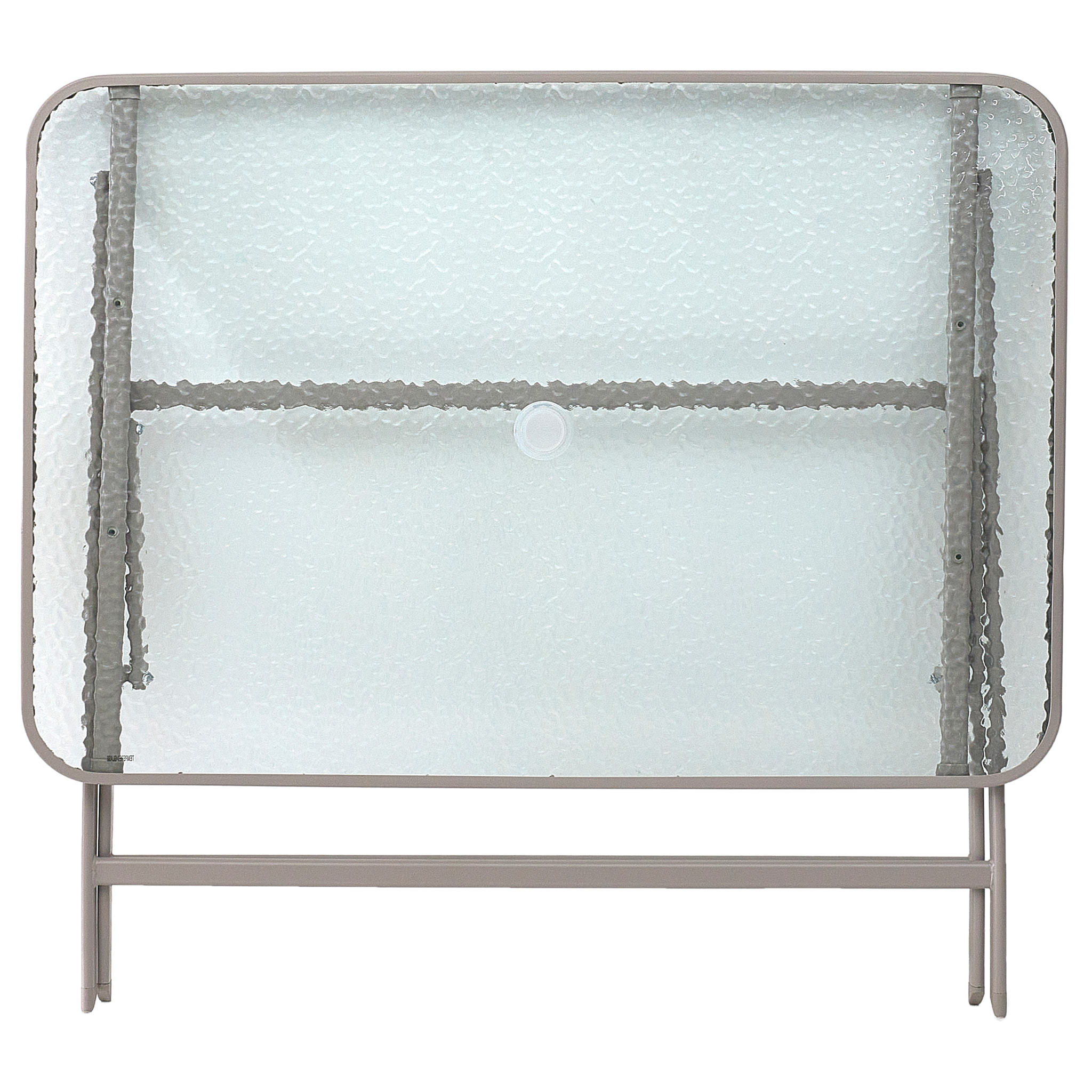 Table Verre Trempe Formentera Beige