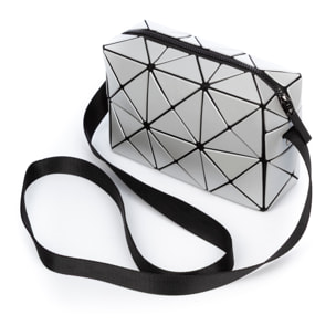 Aso bolso bandolera de diseño geométrico.