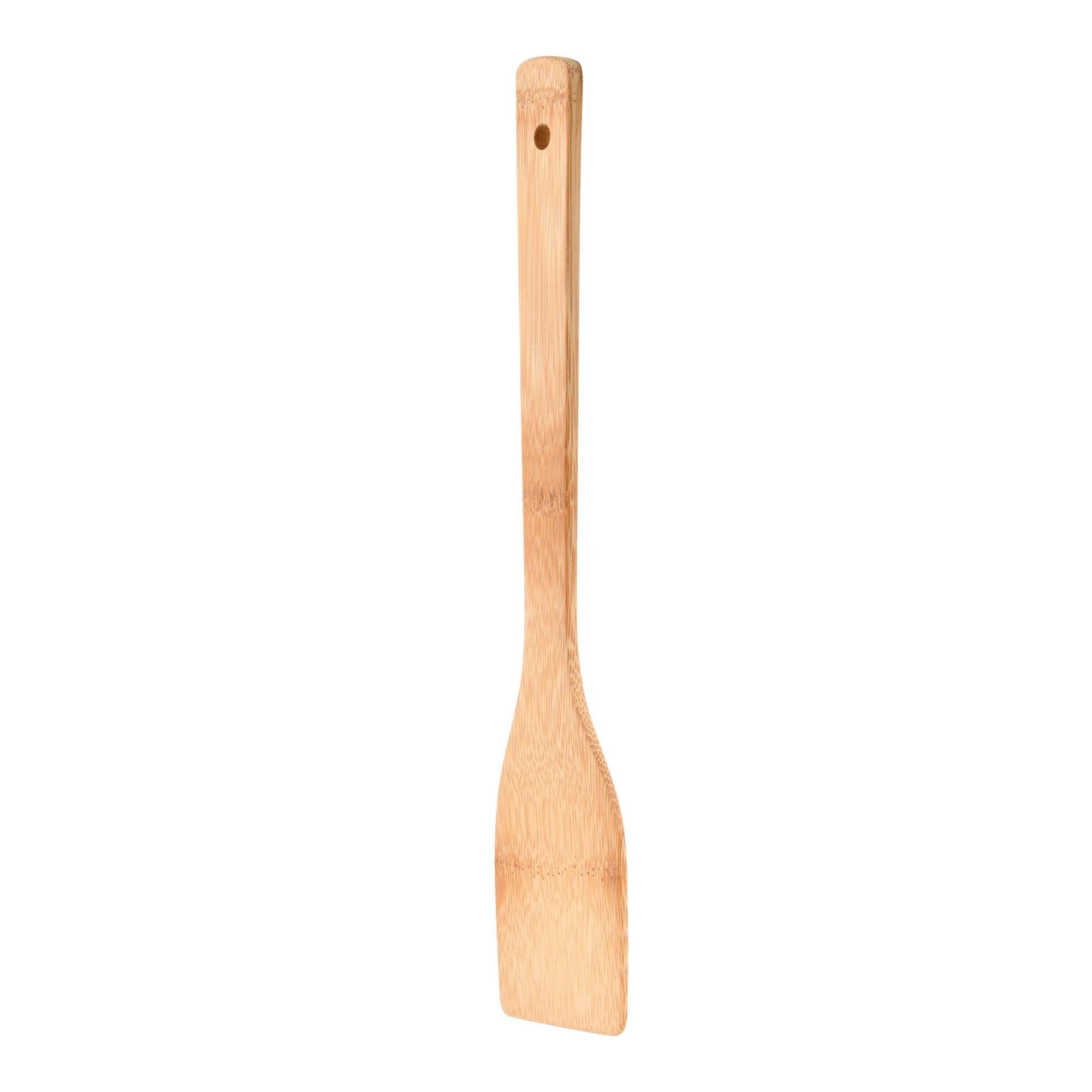 Espátula 30x6 cm bambú, utensilio de cocina natural expert san ignacio