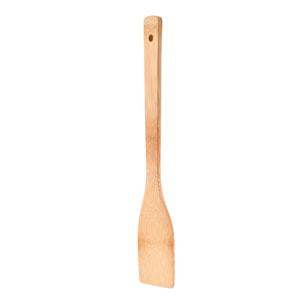 Espátula 30x6 cm bambú, utensilio de cocina natural expert san ignacio