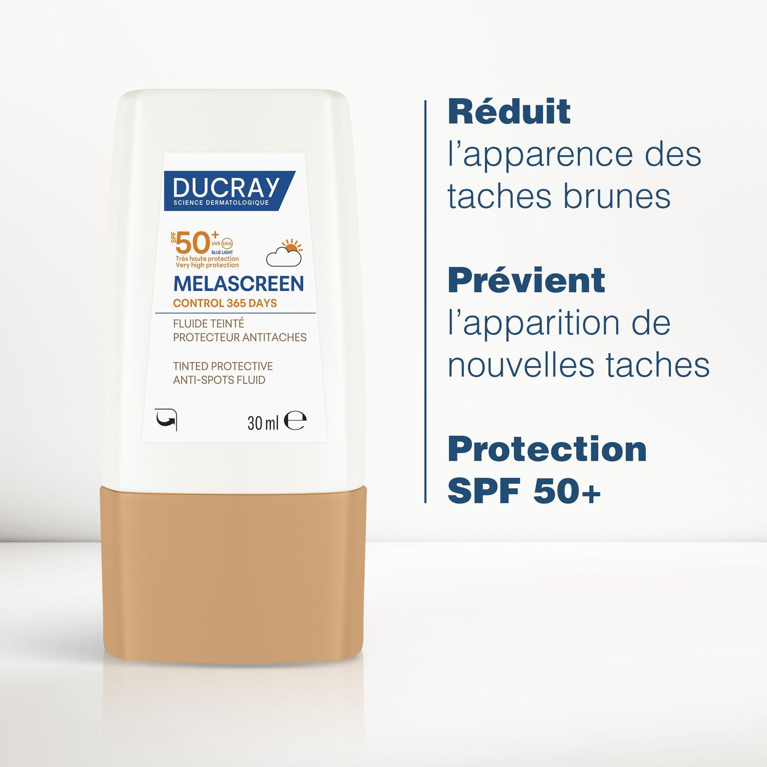 Melascreen Control 365 jours - Fluide solaire teinté 30 ml