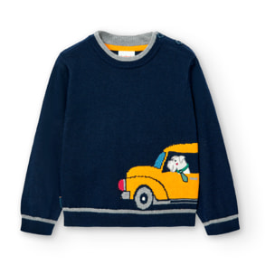 Jersey tricotosa de bebé niño -BCI