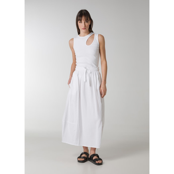 DEHA - Gonna LYOCELL LONG SKIRT in Lyocell per donna