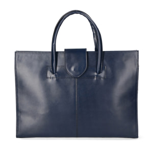 Borsa a mano da donna - Modello Evelina - 100% pelle - 40.0 x 29.0 x 9.0 cm