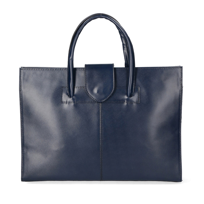 Borsa a mano da donna - Modello Evelina - 100% pelle - 40.0 x 29.0 x 9.0 cm
