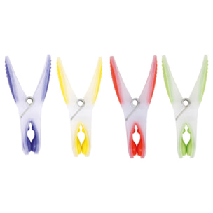 Lot de 12 Pinces à  linge Bi matière MSV