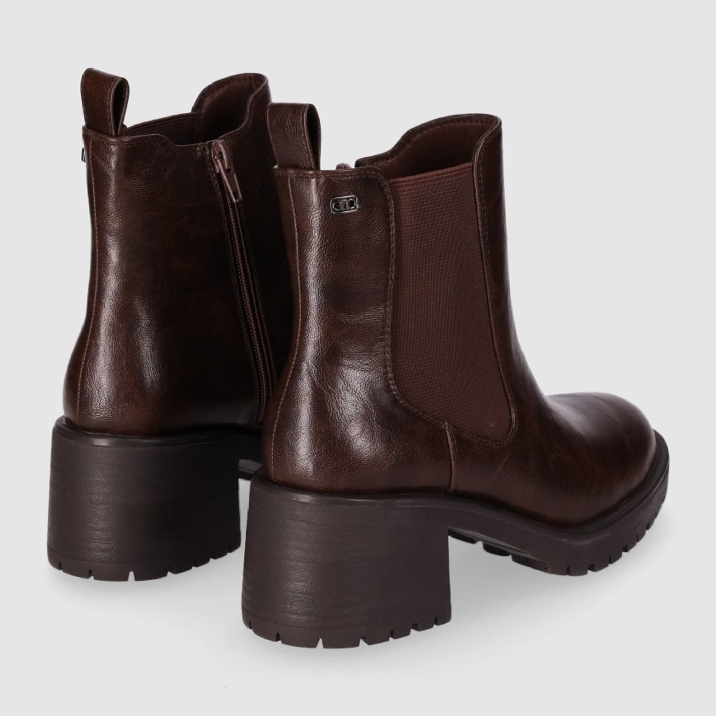 Botines - Marron - Tacón: 5 cm