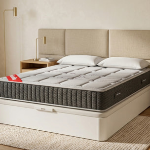 Colchón Muelles Ensacados + Canapé Abatible + Almohada | ENVIO, ENTREGA Y RETIRADA INCLUIDO | Troas