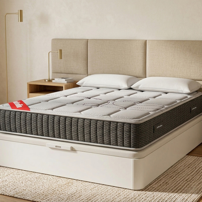 Colchón Muelles Ensacados + Canapé Abatible + Almohada | ENVIO, ENTREGA Y RETIRADA INCLUIDO | Troas