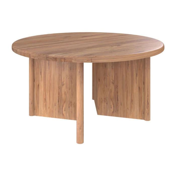 Table ronde Bana 8 personnes en bois D150 cm