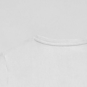 Pack mujer de dos camisetas blanca y negra de manga corta y bordado Rigby Go