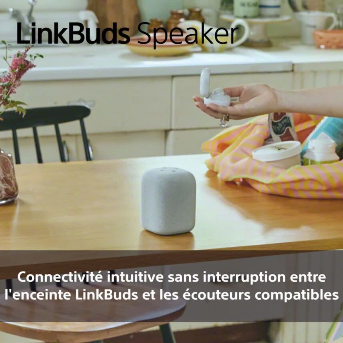 Enceinte portable SONY LINKBUDS Speaker Grise