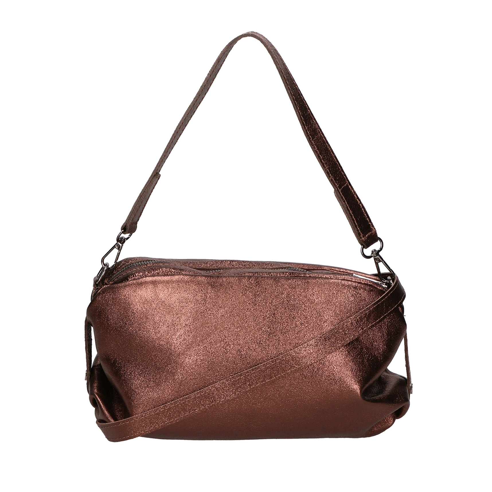 Borsa a Tracolla da Donna Vanessa in Vera Pelle Made in Italy 15x30x13 cm