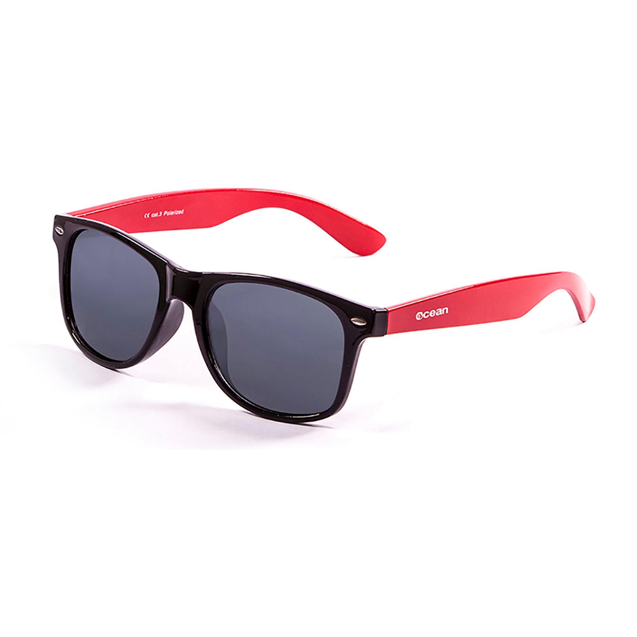 Occhiali da sole OCEAN Beach Wayfarer neri