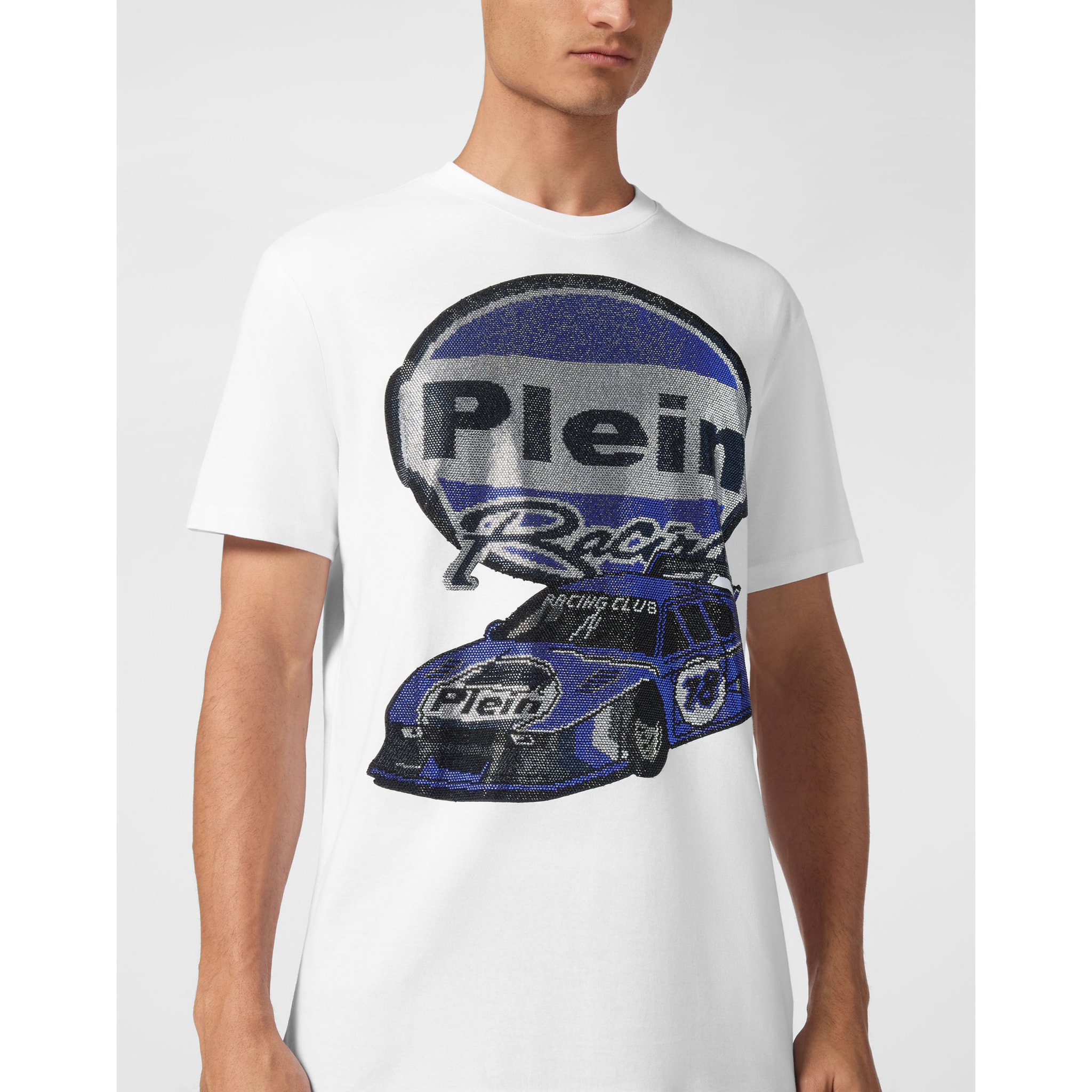 PHILIPP PLEIN Camiseta Cuello Redondo RACING
