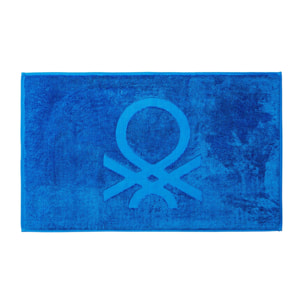 Alfombra de baño de 50x80cm de 100% Algodón 750GSM color Azul Benetton