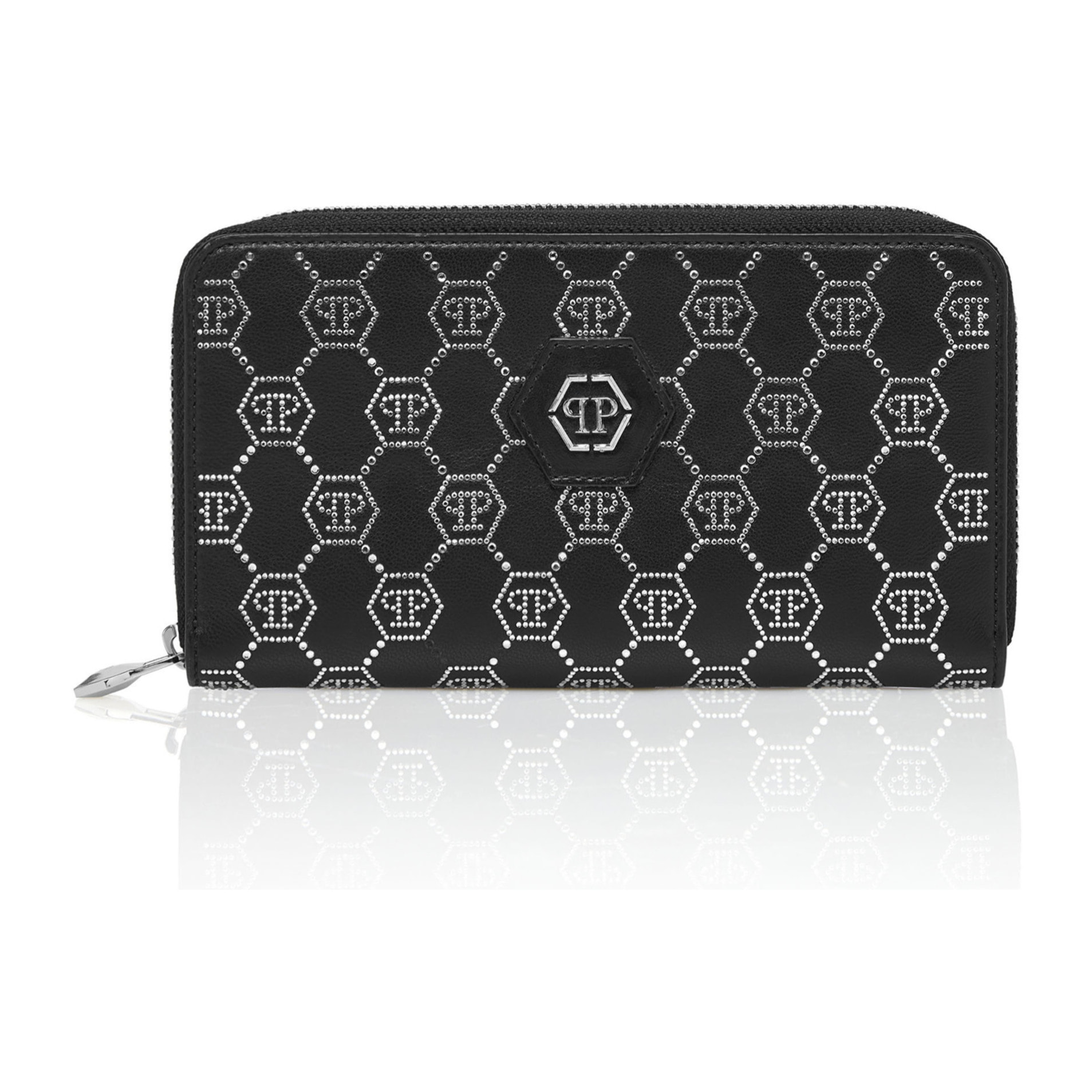 PHILIPP PLEIN Mid-Zip Wallet MONOGRAM