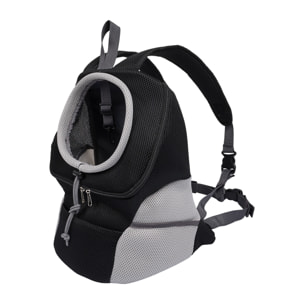 Sac à dos de transport pour animaux - THE CONCEPT FACTORY - Confortable - Léger - Gris et Noir