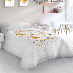 Naturals - Colcha Bouti Estampada - 2/3 Piezas - 100% Poliéster - Microfibra - 70 gr/m² - Obini