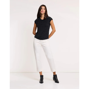 Camiseta Manga Corta Negro - Shimero 26