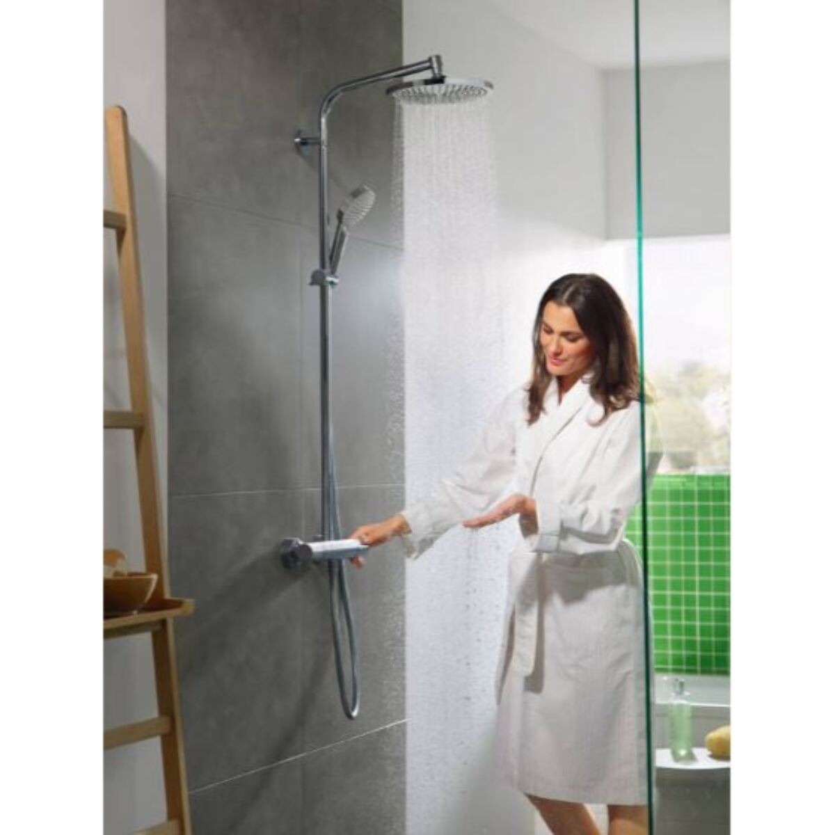 Colonne de douche HANSGROHE Crometta S - 240 1jet EcoSmart avec mitigeur thermostatique - 27268000