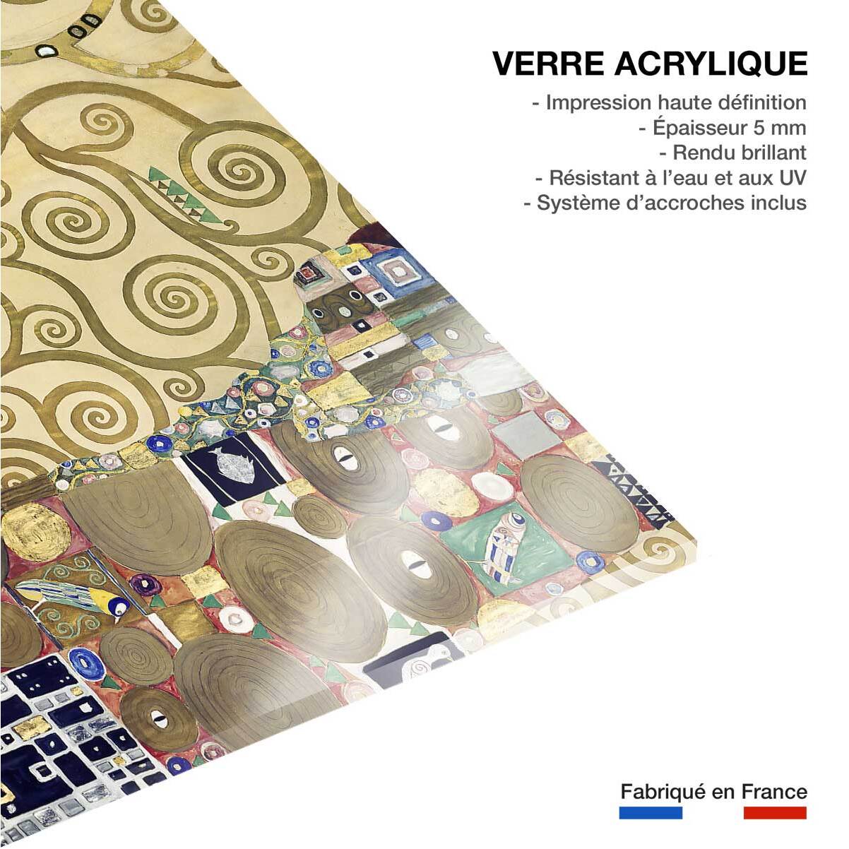 L'arbre de vie -Tableau gustave klimt  Tableau plexiglas