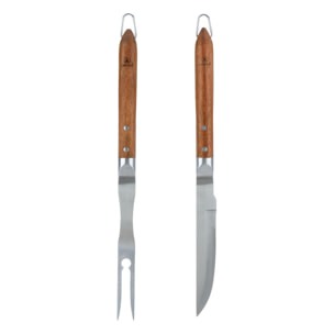 Set de couteau et fourchette de barbecue - "Sève"