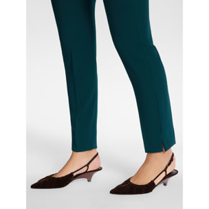 Elena Mirò - Pantaloni slim in tessuto stretch - Verde