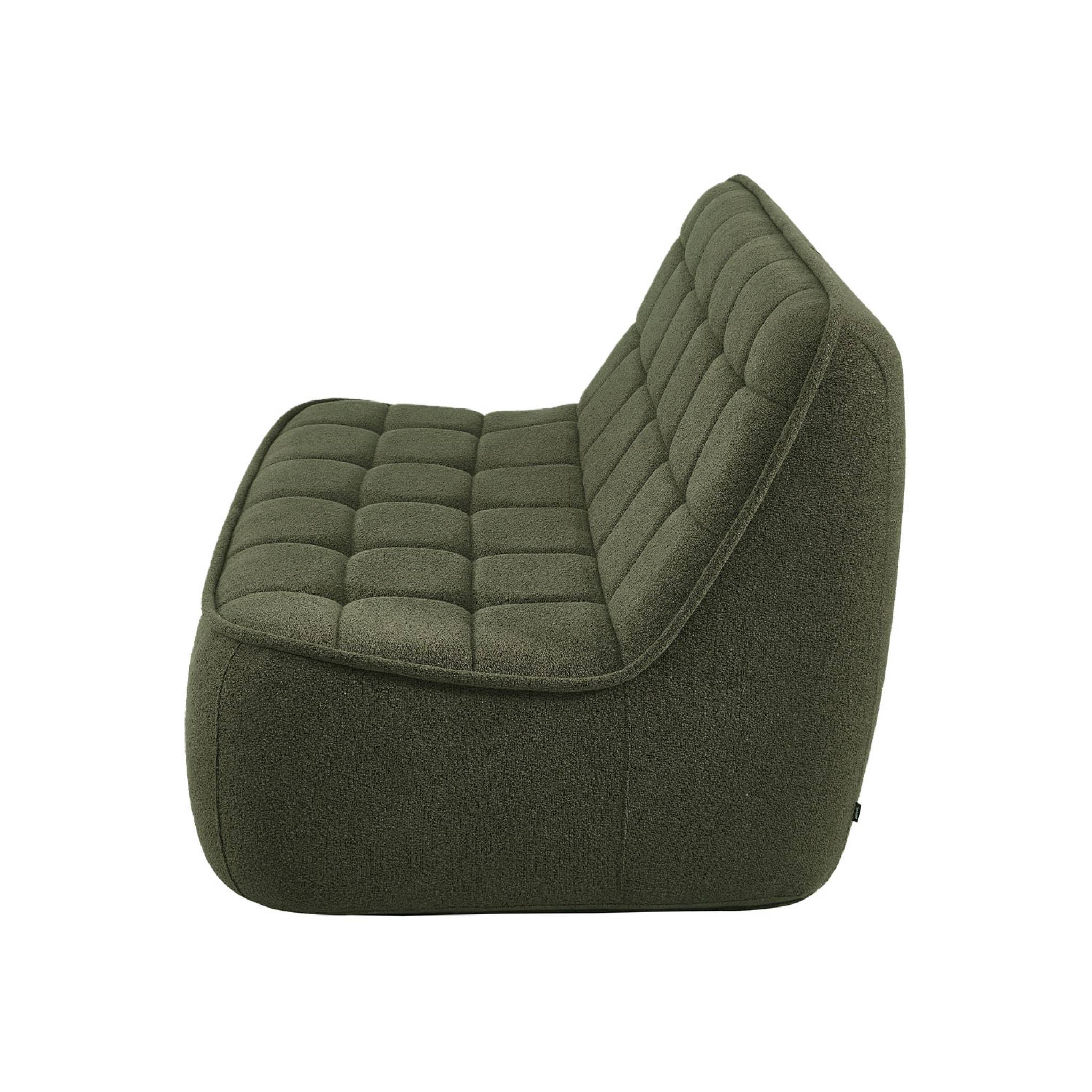 Chauffeuse bouclette texturée 2 places BONI