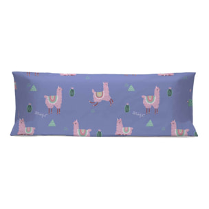 Funda de almohada 45x110 cm (cama de 90 cm) LLAMAS