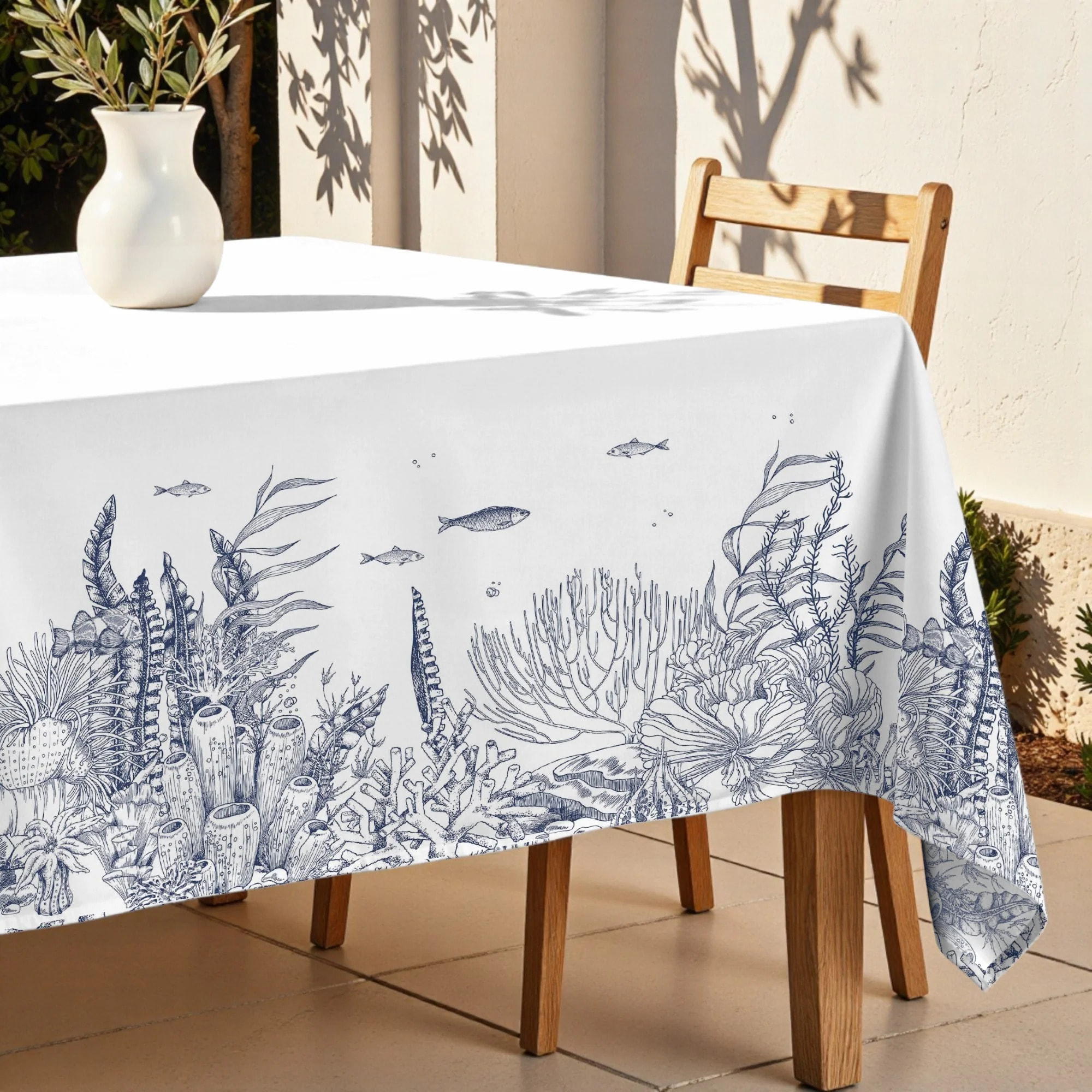 Nappe anti-taches 100 % coton Elbrus Mantel 160