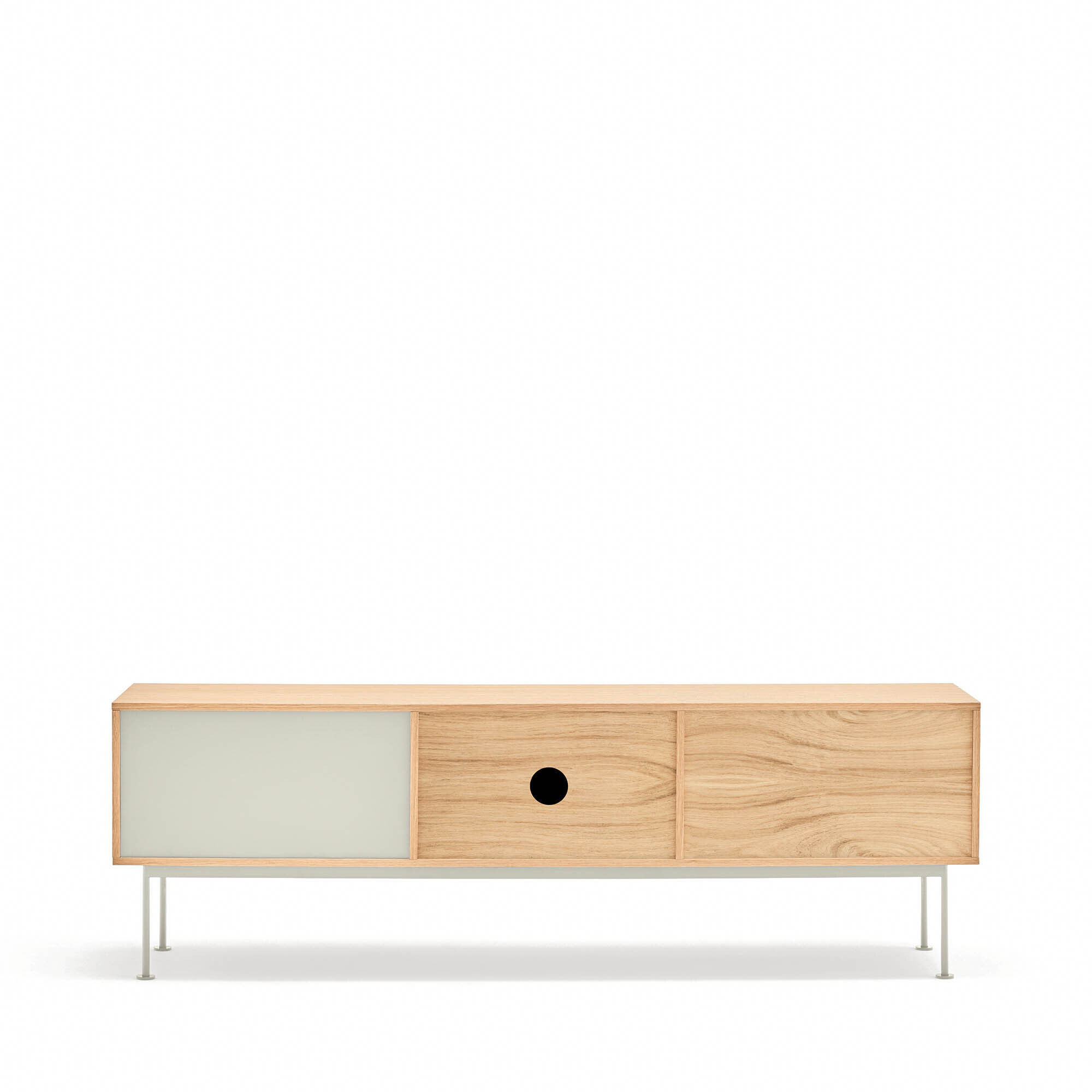 Mueble de televisión Totem 4 puertas arena